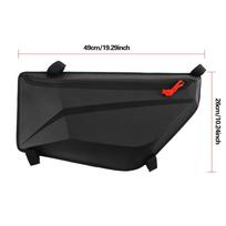 Front Quarter Door Storage Bags Fit For Can-Am Maverick X3 /X3 Max black