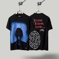 Travis Scott Inverted Hook Fleece Hoodie & Casual Pants for Men/Women Large black