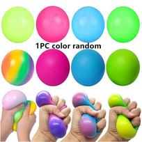 Toys Slow Rising Stress Balls Fidget for Adults Dough Squishy Balls Soft Sensory Calm Down Item for Classroom Autism ADHD pink