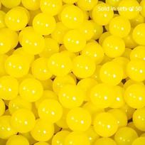 Minkšti plastikiniai kamuoliukai baseinui Netoksiški, be BPA, ryškių spalvų Kūdikių žaidimų aptvarui, patalpose ir lauke R yellow