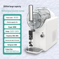 Compact Multi-functional Ice Cream, Smoothie & Slush Maker with Self-cleaning Feature AU Plug 220V gray