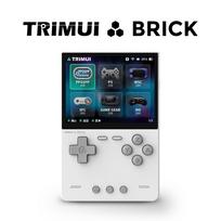 TRIMUI Brick Open Source Handheld Game Console Portable Wireless Bluetooth PSP HD Retro GBA Arcade Game Player 4.5  Screen Classic no Card balta