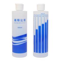 500 ml gradaliuotas šampūno praskiedimo buteliukas prausimosi priemonei Dilution bottle (1pc) white