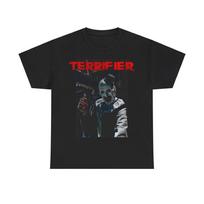 Terrifier Horror Movie Shirt Art The Clown 4XL gray