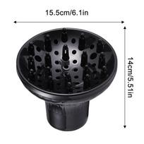 Universal Barbershop Hairdryer Diffuser Cover Black Curling Hair Dryercover Barber Hair Diffuser Salon Home Curly Styling Tools juoda