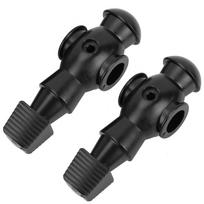 2Pcs Table Football Men Player Foosball Soccer Machine Replacement Dolls Indoor Games(Black) black