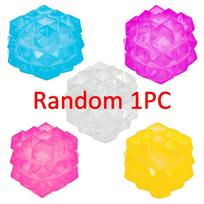 Squishy Needoh Nice Cube Sensory Fidget Cube Stress Relief Anxiety Sensory Tool for Focus ADHD  Office Desk Calming Gadget purple