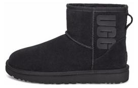 UGG Classic Mini UGG Rubber Logo 'Black' Women's 1108231-BLK 36 black