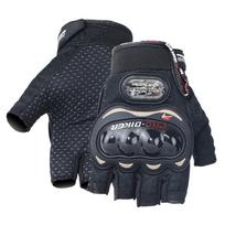 Gloves Rider Half Finger Gloves Racing Gloves Motorcycle Gloves Off-Road Gloves L mėlyna