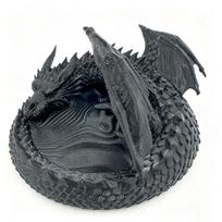 1-Piece Dragon Guardian Style Ornament Storage Tray, 3D Gothic Dragon Head Jewelry Storage Tray, Ring and Necklace Display Tray juoda