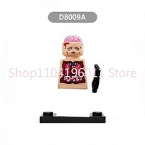 MOC Halloween Horror Scene Building Blocks Skeleton Ghost Figures with Urban Street Elements Creative Assembly Toy Gift for Kid beige