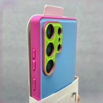 Summer Dopamine Contrast Candy Color For Samsung Galaxy S26 Ultra Plus S25 Ultra S24 All-inclusive Shockproof Bumper Hard Cover Galaxy S24 pink