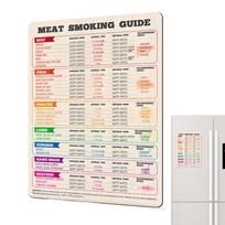Meat Temperature Chart Chicken, Turkey, Beef Steak Cooking Grill Guide Waterproof Large Kitchen Gadget Internal Temps Magnetic China Mainland beige