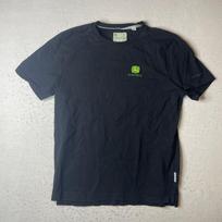John Deere Black Short Sleeve TShirt Nothing Runs Like A Deere Logo Mens M Unisex T-Shirt M black