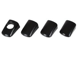 Fiat Scudo 2007- Exterior Door Handle Cover, 4 pcs. Set juoda