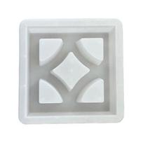 Garden Path Maker Mold Plastic Stepping Stones Mold, Reusable Concrete for Walkway Maker, Durable DIY Casting Stone Form Yard Patio Decor, Cement D white