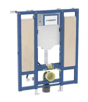 Geberit Duofix - Potinkinis elementas pakabinamam unitazui, pritaikytas neįgaliesiems, atraminėms kolonoms, aukštis 112 cm 111.375.00.6