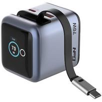 Verbatim Mini GaN charger 70W Retractable USB-C cable 32059