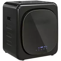 HOMCOM Mini Džiovintuvas su 6 programomis, LED jutiklinis ekranas, 4 kg, iki 60 ℃, 800W, laisvai pastatomas, tvirtinamas prie sienos, ventiliuojamas, su apsauga nuo perkaitimo, ventiliuojamas drabužių džiovintuvas, juodas