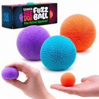 NeeDoh 3 originalių antistresinių sensorinių kamuoliukų rinkinys „Teenie Fuzz Ball”