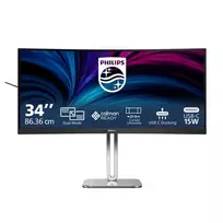 Philips 34B2U5900C 34 colių lenktas VA UWQHD monitorius – 3440×1440, 120Hz, USB-C PD 90W, KVM