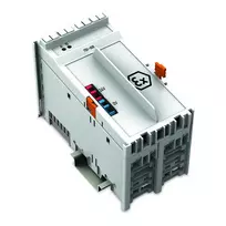 WAGO 750-606 Ex i maitinimo modulis 24 VDC 1 A, šviesiai pilkas