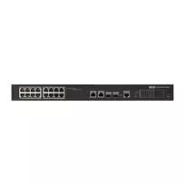 BCS-L-SP1602G-2SFP-M(2) 16 prievadų PoE+ valdomas jungiklis su 2 Gigabit kylančiosiomis jungtimis ir 2 SFP lizdais, 250W PoE biudžetas