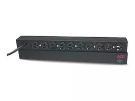 APC AP9562 spintos PDU maitinimo juosta, 10 NEMA 5-15 lizdų, 3,7 m laidas, 19 colių