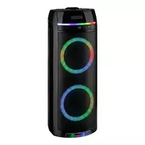REFLEXION PS10BTCD/N vakarėlių garsiakalbis, 480W pikinė galia, Bluetooth, CD, FM radijas, USB, AUX, mikrofonas, juodas
