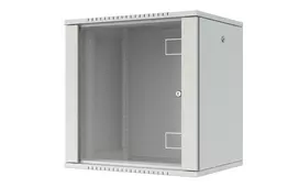 LANVIEW RWF12U45WH Quick Assembly Flat Pack 19 6U sieninis tinklo spintelis (juodas, su grūdinto stiklo durimis)