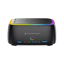 Conceptronic DONN36B 2-jų diskų SATA HDD/SSD dokų stotelė, USB 3.0, 2x USB-A, juoda