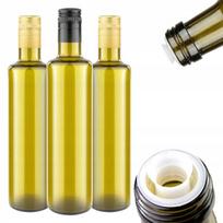 10x Stiklinės butelės 500ml su dozatorium alyvuogių aliejui