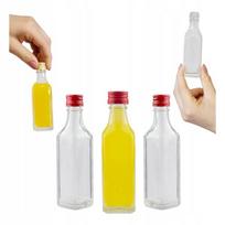 100x 50ml kampinės buteliukai su kamšteliais - mini dovanoms