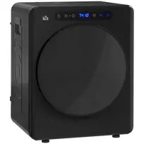 HOMCOM skalbinių džiovintuvas, 6 programos, 40–60 ℃, 4 kg talpa, kompaktiškas, lietimui jautrus valdymas, juodas