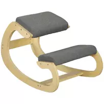 Ergonominė kėdė, namų biuro kėdė, skirta pagerinti laikyseną, pilka