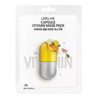 Lebelage Capsule Vitamin Mask Pack lakštinė veido kaukė, 28 ml.