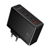 Įkroviklis Hoco N85 100W 3xUSB-C/USB-A juodas