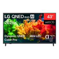 LG 43QNED8EB3F 43 colių LG QNED evo AI Mini-LED QNED8E 4K išmanusis televizorius (2026)