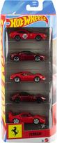 Mattel HOT WHEELS penkių Ferrari automodeliukų rinkinys (JLN12)