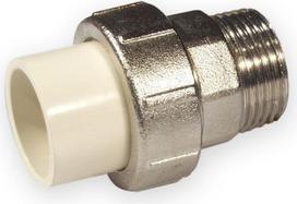 Nibco Adapteris 4733-407, PVC-C, 3/4" išor. srieg./klij. vidus