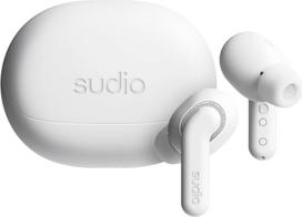 Sudio Earbuds | E4 Pro | Bluetooth | In-ear | Microphone | Cloud White | Noise canceling | Noise reduction | Wireless