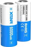 Xtar Battery 26650 3,6V Li-ion 6000MAH