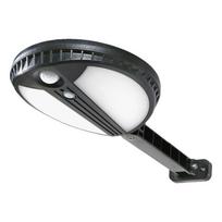 Sieninis šviestuvas su saulės baterija Forever Light Sunari, 6W, IP32, juoda sp.