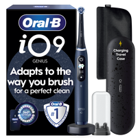 Elektrinis dantų šepetėlis su galvučių rinkiniu ir dėklu Oral-B iO 9 iOM9.1B2.ADH Luxe Edition Saphire Blue, mėlyna sp.