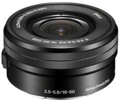 Sony E PZ 16-50mm F3.5-5.6 OSS (Black) | (SELP1650/B) - Demonctracinis (Expo), Baltoje Dėžutėje (White Box)