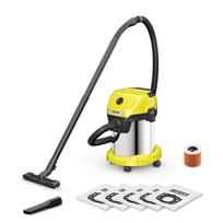 Vacuum Cleaner|KARCHER|Wet and dry vacuum cleaner WD 3 S V-17/4/20 + 4 FB|1000 Watts|Suction power 230W|Capacity 17 l|Noise 74 dB|Yellow|Weight 4.8 kg|1.628-152.0|1.628-152.0