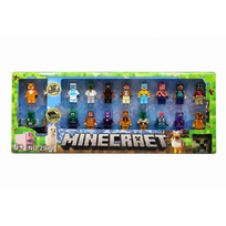 Didelis LEGO Minecraft figūrėlių rinkinys su priedais -20 vnt.