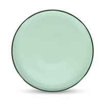 Žalios spalvos iš akmens masės lėkštė ø 26 cm Duo – ONA