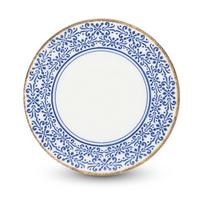 Baltos spalvos/mėlynos spalvos desertinė iš porceliano lėkštė ø 16 cm Azul – BonBistro