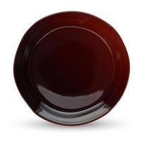 Bordo spalvos desertinė iš akmens masės lėkštė ø 21 cm Manon – S|P Collection